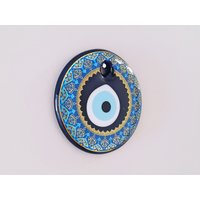 Handgemachte Evil Eye Wandbehang, Muttertagsgeschenk, Home Decor Eye, Geschenk Für Good Luck | Schütze, Nazar, Türkisch Bösen Auge Wandkunst von EyeLikeItShop