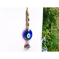 Handgemachter Wandbehang Aus Glas Mit Bösem Blick von EyeLikeItShop