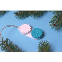 Kontakt Etui Weihnachtsschmuck, Optometrie Geschenk, Optometrist, Kontaktlinsen, Handgemacht, Augen Doktor, Macht von EyePower