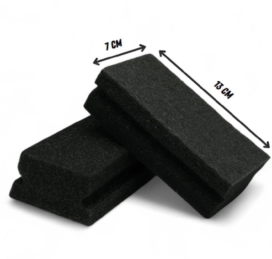 Eyecatcher Geschirrschwamm Schwarze Spülschwämme 2er Set – Großformat 7×13 cm – Für Haushalt & von Eyecatcher