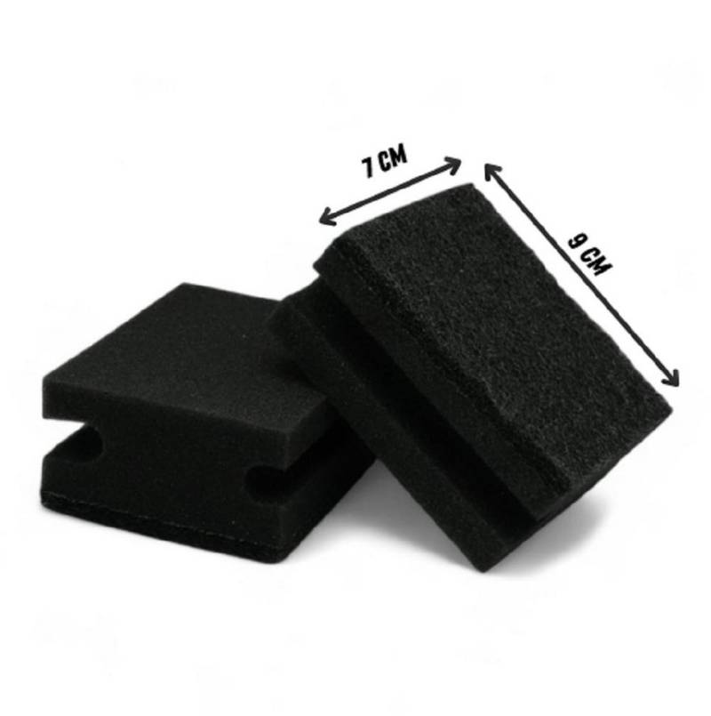 Eyecatcher Geschirrschwamm Schwarze Spülschwämme 2er Set – Kompaktformat 7×9 cm – Für Haushalt & von Eyecatcher