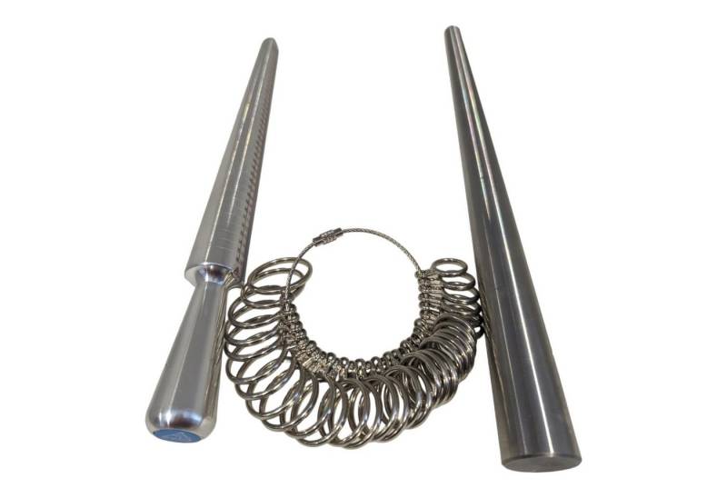 Eyecatcher Hängedekoration 3 teiliges Ringmaß Set Ringdorn Ringstock US Einstellwerkzeug von Eyecatcher