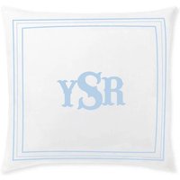 100% Baumwolle Satin Hotel Stitch Euro/Pillow Sham Stickerei Bordüre von EyeletHomeDecor