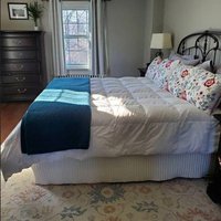 Gesteppter Bettrock - 8 "Bis 30" Fallende Länge 1 Stück Bett-Rock 3-Seitig 100% Baumwolle von EyeletHomeDecor