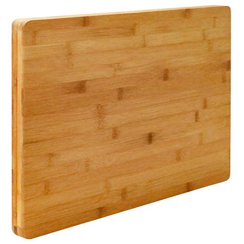 EYEPOWER 3cm Dick: 50x35cm Bambus Schneidebrett Holz - XXL Profi Platte zum Wenden - Schönes Holzbrett Küche Bambus Holzplatte Hackbrett Schneidbrett Holz Groß Holzbrett Fleisch Küche Holzbrett Groß EYEPOWER 3cm Dick: 50x35cm Bambus Schneidebrett Holz - XXL Profi Platte zum Wenden - Schönes Holzbrett Küche Bambus Holzplatte Hackbrett Schneidbrett Holz Groß Holzbrett Fleisch Küche Holzbrett Groß von EYEPOWER