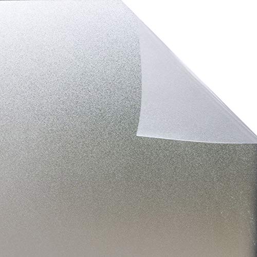 EYEPOWER Sichtschutz Fensterfolie 90x200 cm Milchglasfolie Blickdicht Statisch Selbst-Haftend Sonnenschutz Selbstklebend von EYEPOWER