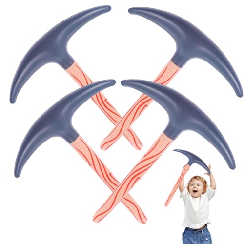 4 Stück Aufblasbare Spitzhacke Spielzeug Dekoration,Simulation Spitzhacke Modell,Party Spitzhacke Spielzeug,Halloween Zwerg Cosplay Spitzhacke, Für Cosplay Karnevalskostüme Bühne von Eymobad