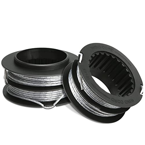 Eyoloty T35 596784001 Rasentrimmerschnur, 0,2 cm, 6 m, kompatibel mit Husqvarna 323L 323R 324LX 343F 343R 345FX 345FXT 345RX Rasentrimmer-Ersatz 531300364 (2er-Pack) von Eyoloty
