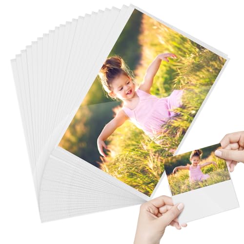 Eyoulife 24 Stück Magnet Bilderrahmen 15x10cm Hohe Transparenz, Magnetische Fototaschen Kein Vergilben, Kühlschrankmagnete Fototaschen für Kühlschrank Metall Board Büroschrank (24 Stück) von Eyoulife