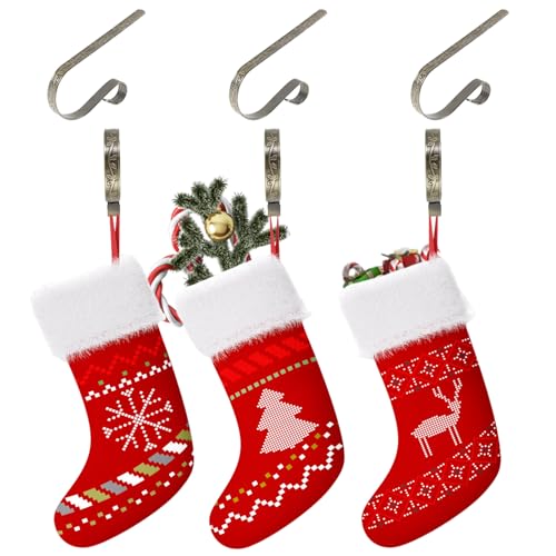 Eyoulife 6 Stück Weihnachtsstrumpf Haken Einstellbar Kaminhaken mit Metallmuster Weihnachtsstrumpf Halter Eisen für Weihnachtsstrümpfe Weihnachtsbäume Kamine Weihnachtsfeiern Eyoulife 6 Stück Weihnachtsstrumpf Haken Einstellbar Kaminhaken mit Metallmuster Weihnachtsstrumpf Halter Eisen für Weihnachtsstrümpfe Weihnachtsbäume Kamine Weihnachtsfeiern von Eyoulife