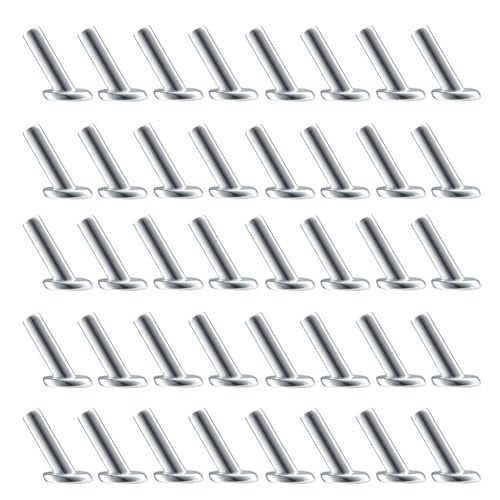 Eyourlife 40 Pack T316 Marine Grade Edelstahl 30/45 Grad Winkel abgeschrägte Schutzhüllen Holz Post Protector für 1/8inch Drahtseil Kabel Geländer, DIY Balustrade (45 Grad(Silber 40pcs)) von Eyourlife