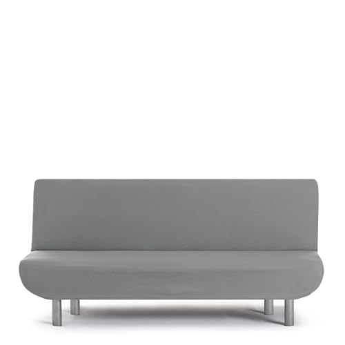 EYSA Bi-elastischer Sofabezug für 3-Sitzer Click-Clac, Grau, Harlem-Design von Eysa