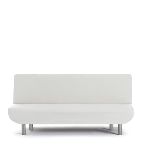 EYSA Bi-elastischer Sofabezug für 3-Sitzer Click-Clac, Weiß, Harlem-Design von Eysa