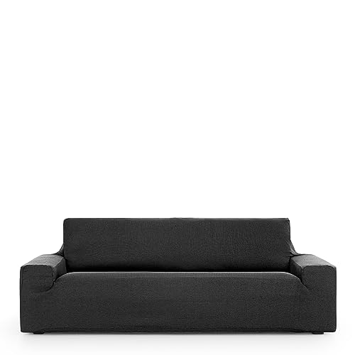Eysa 3-Sitzer-Elastischer Sofabezug Poseidon Farbe 26, Dunkelgrau von Eysa