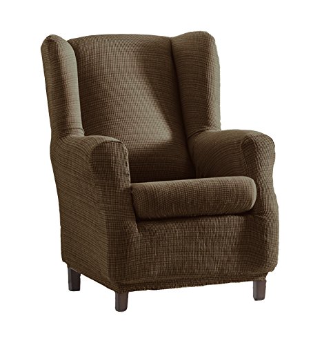 Eysa Aquiles elastisch Sofa überwurf ohrensessel Farbe 07-braun, Polyester-Baumwolle, 37 x 29 x 5 cm von Eysa