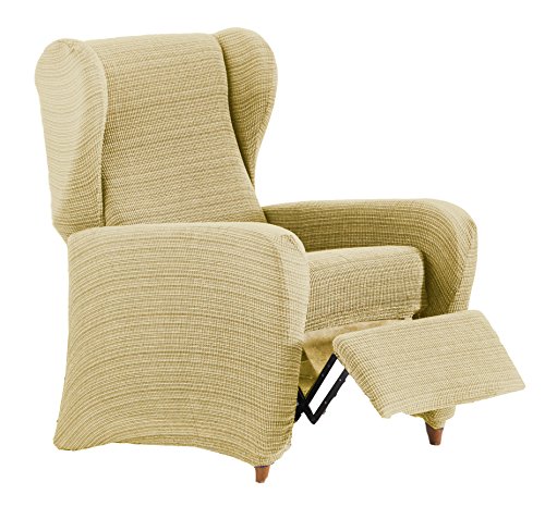 Eysa Aquiles elastisch Sofa überwurf relaxsessel Farbe 01-beige, Polyester-Baumwolle, 37 x 29 x 5 cm von Eysa