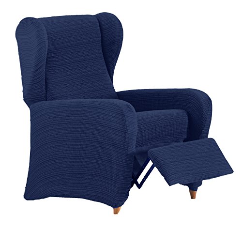 Eysa Aquiles elastisch Sofa überwurf relaxsessel Farbe 03-blau, Polyester-Baumwolle, 37 x 29 x 5 cm von Eysa