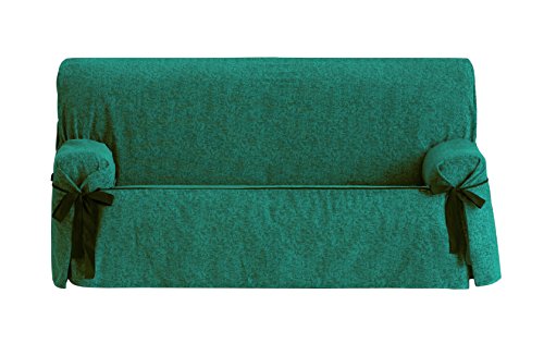 Eysa Dream nicht elastisch mit krawatten sofa überwurf 1 sessel, Chenille, Blau (03-türkis), 70 x 110 x 120 cm, 1 Einheit von Eysa