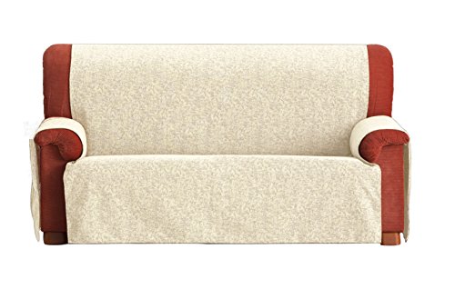 Eysa Dream Nicht elastisch Sofa überwurf 1 Sessel, Chenille, 01-Ecru, 37 x 4 x 29 cm von Eysa