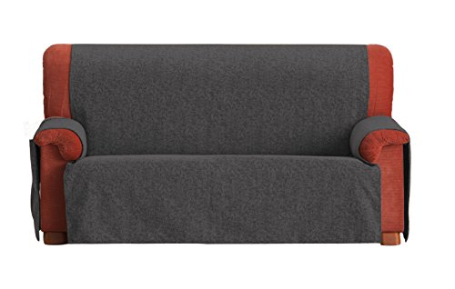 Eysa Dream Nicht elastisch Sofa überwurf 1 Sessel, Chenille, 06-grau, 37 x 4 x 29 cm von Eysa