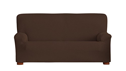 Eysa Ulises elastisch Sofa überwurf 2 sitzer, Polyester-Baumwolle, 07-braun, 37 x 7 x 29 cm von Eysa