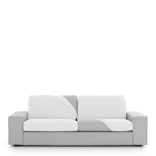 EYSA Bi-elastischer Sofabezug für Sitzfläche und Rückenlehne, Größe XL, Weiß, Harlem-Design EYSA Bi-elastischer Sofabezug für Sitzfläche und Rückenlehne, Größe XL, Weiß, Harlem-Design von Eysa