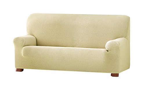 Eysa Cora bielastisch Sofa überwurf 2 sitzer Farbe 01-beige, Polyester-Baumwolle, 36 x 27 x 14 cm von Eysa