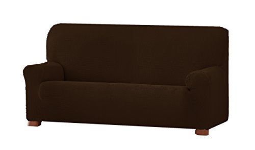 Eysa Cora bielastisch Sofa überwurf 2 sitzer Farbe 07-braun, Polyester-Baumwolle, 36 x 27 x 14 cm von Eysa