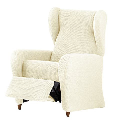 Eysa Cora bielastisch Sofa überwurf relaxsessel Farbe 00-Ecru, Polyester-Baumwolle, 36 x 27 x 9 cm von Eysa