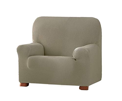 Eysa Cora bielastisch Sofa überwurf 1 Sessel Farbe 11-leinen, Polyester-Baumwolle, 36 x 27 x 9 cm von Eysa