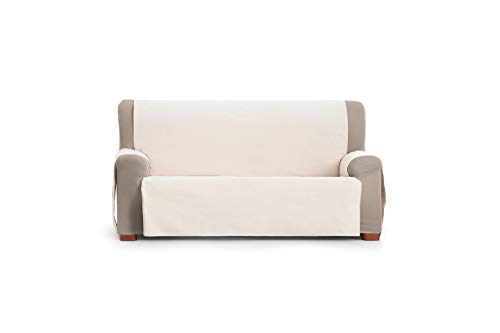 Eysa Garona Protect wasserdichte und atmungsaktive Sofa überwurf, 90% Baumwolle 10% Polyester, Ecru, 110 cm von Eysa