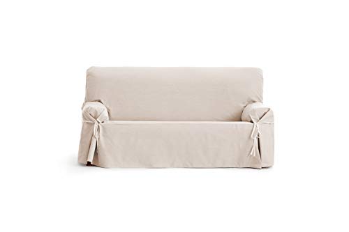 Eysa Garona Protect wasserdichte und atmungsaktive Sofa überwurf, 90% Baumwolle 10% Polyester, beige, 140-180 cm von Eysa