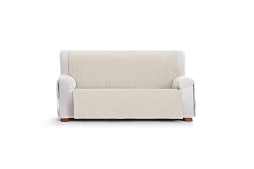 Eysa Loira Protect wasserdichte und atmungsaktive Sofa überwurf, 65% Polyester 35% Baumwolle, Ecru, 110 cm von Eysa