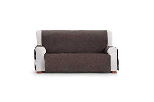 Eysa Loira Protect wasserdichte und atmungsaktive Sofa überwurf, 65% Polyester 35% Baumwolle, Schokolade, 150 cm von Eysa