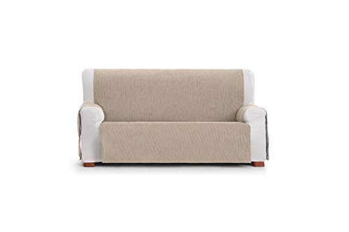 Eysa Loira Protect wasserdichte und atmungsaktive Sofa überwurf, 65% Polyester 35% Baumwolle, beige, 110 cm von Eysa