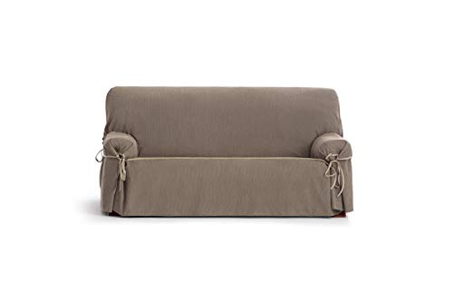 Eysa Loira Protect wasserdichte und atmungsaktive Sofa überwurf, 65% Polyester 35% Baumwolle, braun, 140-180 cm von Eysa