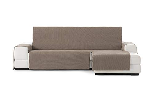 Eysa Loira Protect wasserdichte und atmungsaktive Sofa überwurf, 65% Polyester 35% Baumwolle, braun, 290 cm von Eysa