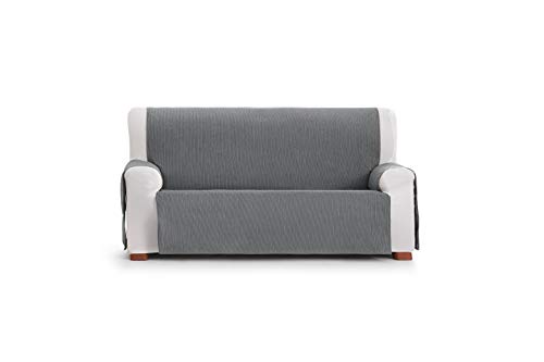 Eysa Loira Protect wasserdichte und atmungsaktive Sofa überwurf, 65% Polyester 35% Baumwolle, grau, 110 cm von Eysa