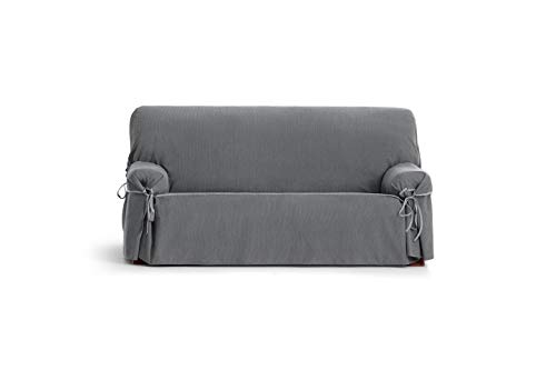 Eysa Loira Protect wasserdichte und atmungsaktive Sofa überwurf, 65% Polyester 35% Baumwolle, grau, 140-180 cm von Eysa