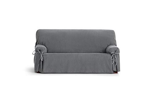 Eysa Loira Protect wasserdichte und atmungsaktive Sofa überwurf, 65% Polyester 35% Baumwolle, grau, 180-230 cm von Eysa