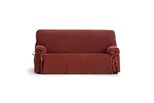 Eysa Loira Protect wasserdichte und atmungsaktive Sofa überwurf, 65% Polyester 35% Baumwolle, orange, 180-230 cm von Eysa