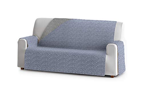 Eysa Mist Sofa überwurf, Polyester, C/3 blau-grau, 2 sitzer 115 cm. Geeignet für Sofas von 120 bis 170 cm von Eysa