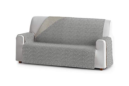 Eysa Mist Sofa überwurf, Polyester, C/6 grau-grau, 2 sitzer 115 cm. Geeignet für Sofas von 120 bis 170 cm von Eysa