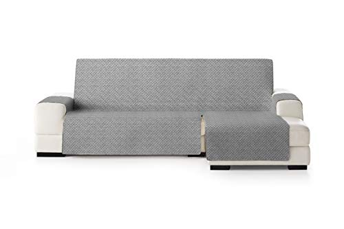 Eysa Mist Sofa überwurf, Polyester, C/6 grau-grau, Chaise Longue 290 cm. Geeignet für Sofas von 300 bis 350 cm von Eysa