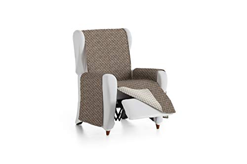 Eysa Mist Sofa überwurf, Polyester, C/7 braun-beige, 1 Sessel 55cm. Geeignet für Sofas von 60 bis 110 cm von Eysa