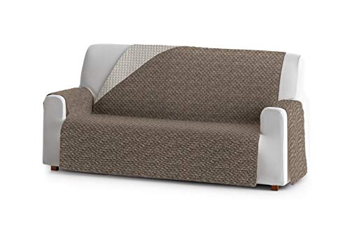 Eysa Mist Sofa überwurf, Polyester, C/7 braun-beige, 2 sitzer 115 cm. Geeignet für Sofas von 120 bis 170 cm von Eysa