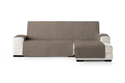 Eysa Mist Sofa überwurf, Polyester, C/7 braun-beige, Chaise Longue 240 cm. Geeignet für Sofas von 250 bis 300 cm von Eysa
