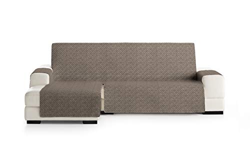 Eysa Mist Sofa überwurf, Polyester, C/7 braun-beige, Chaise Longue 290 cm. Geeignet für Sofas von 300 bis 350 cm von Eysa