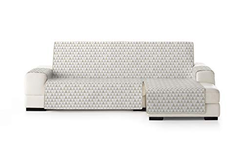 Eysa Nordic Sofa überwurf, Polyester, C/1 beige-beige, Chaise Longue 240 cm. Geeignet für Sofas von 250 bis 300 cm von Eysa