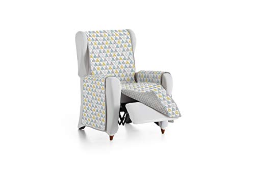 Eysa Nordic Sofa überwurf, Polyester, C/5 gelp-grau, 1 Sessel 55cm. Geeignet für Sofas von 60 bis 110 cm von Eysa